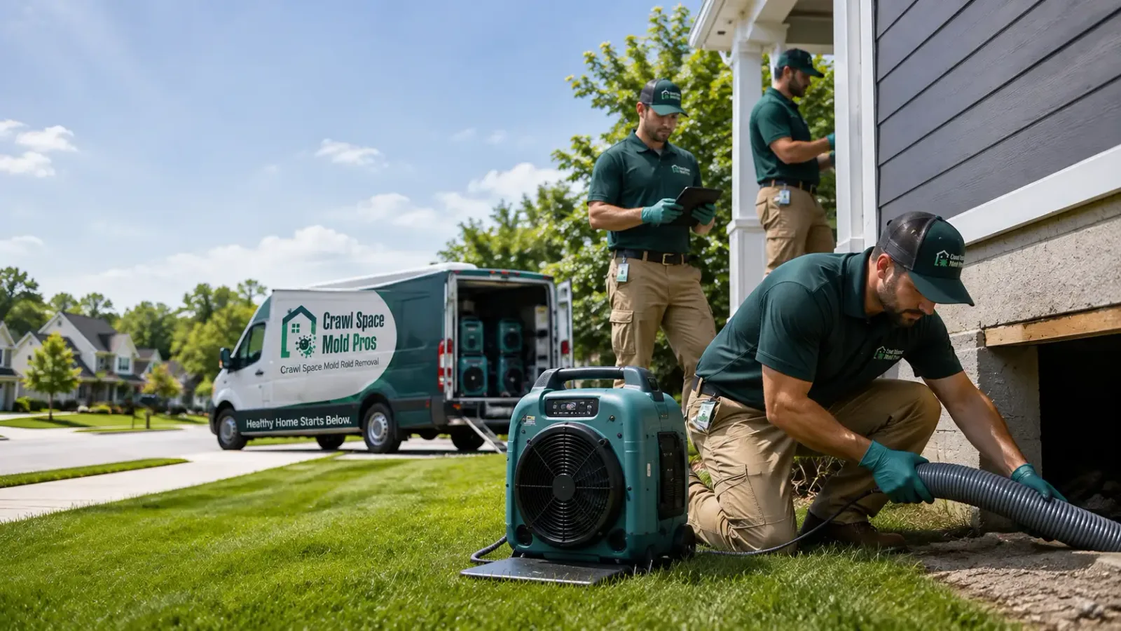 Crawl Space Mold Removal in Lenoxville, PA